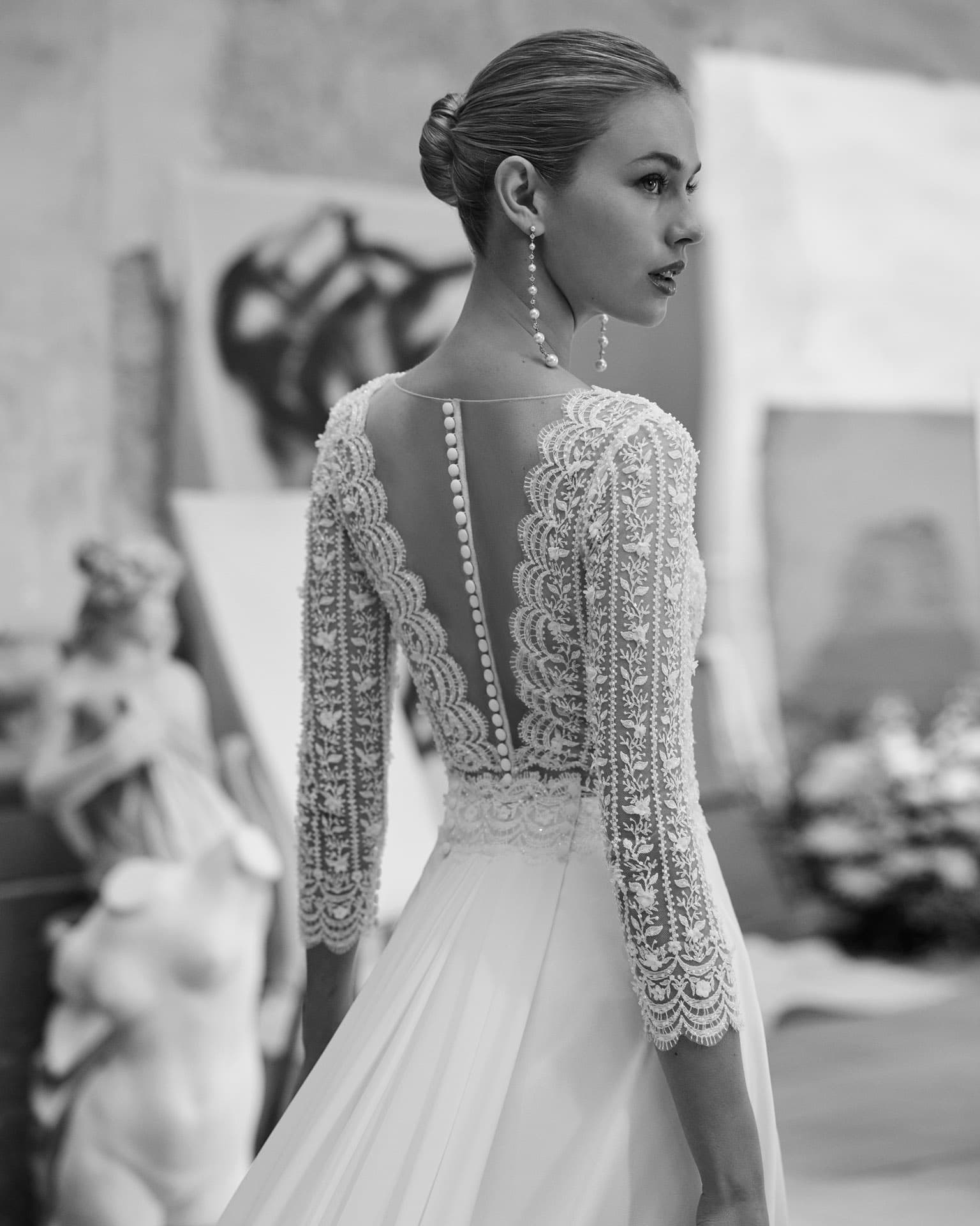 Vestido de novia en el atelier Ana Lay Sevilla