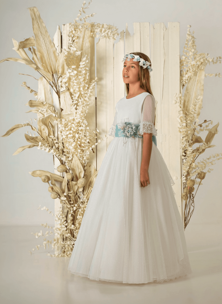 Vestido de comunión niña modelo A853 | ANA LAY Sevilla