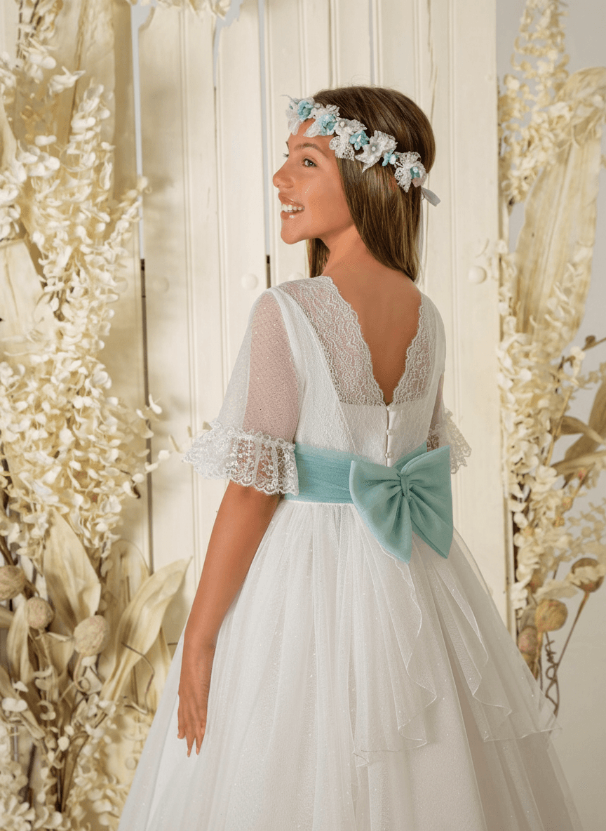 Vestido de comunión niña modelo A853 | ANA LAY Sevilla