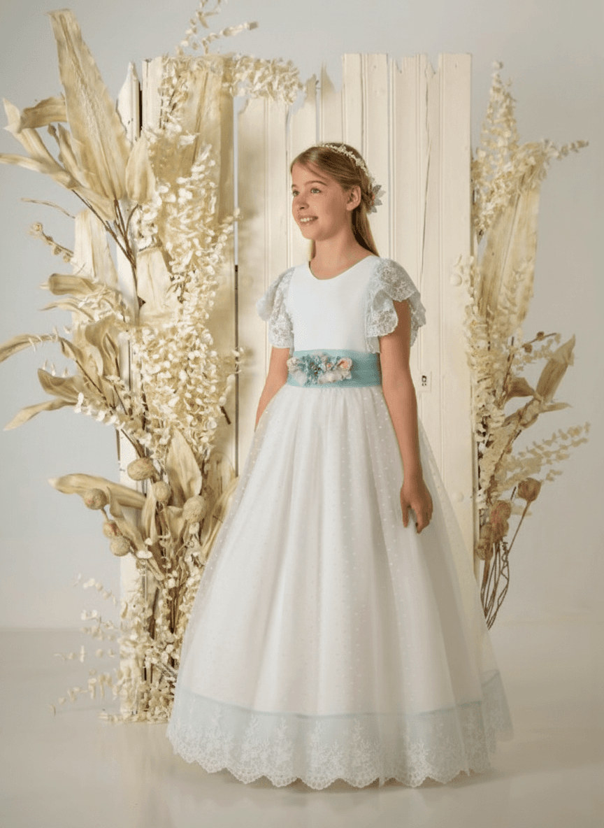 Vestido de comunión niña modelo A854 | ANA LAY Sevilla