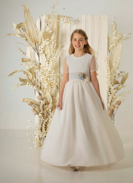 Vestido de comunión de espalda ilusión A864